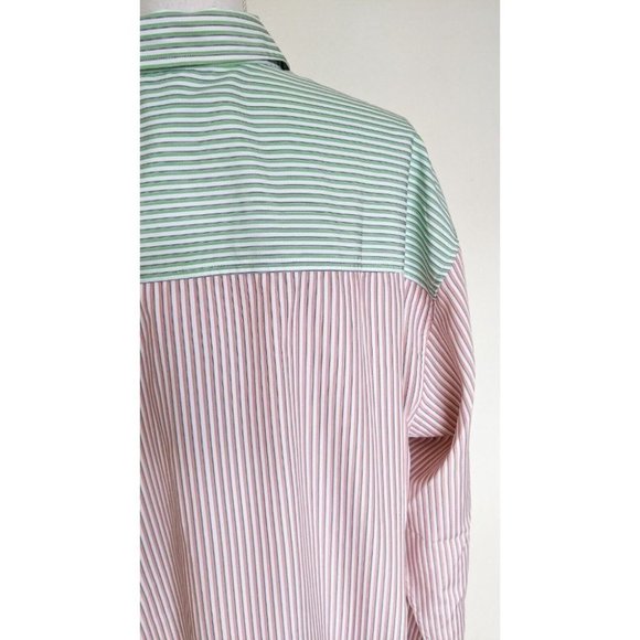 BNWT Blanca Benny Shirt Lime Pink Size M-L Long Sleeve - Picture 7 of 10